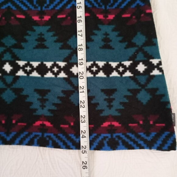 Eddie Bauer Womens M Southwest Pattern Fleece Pullover Warm & Soft - Picture 8 of 8
